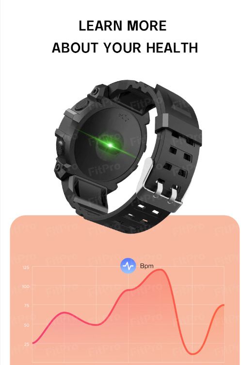 Futó sport elektronikus óra Casey stílusú színes képernyőmonitor lépésszámláló pulzusszám vér oxigén okoskarkötő_voghion.com