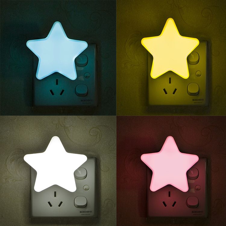 Control Sensor Night Light LED Plug-in Mini Energy-saving Bedside Baby Feeding Bedroom Creative Dreamy Table Lamp_voghion.com
