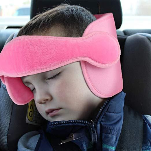 Bebek baş sabitleme kemeri çocuk oto koltuğu baş dayanağı baş dayanağı koruyucu pedli baş uyku yardımcısı_voghion.com