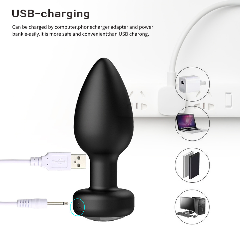Vibrateur Anal godemichet Anal, jouets sexuels pour hommes femmes Gay, télécommande sans fil, point G, vibrateur Anal, lumière clignotante 2023_voghion.com