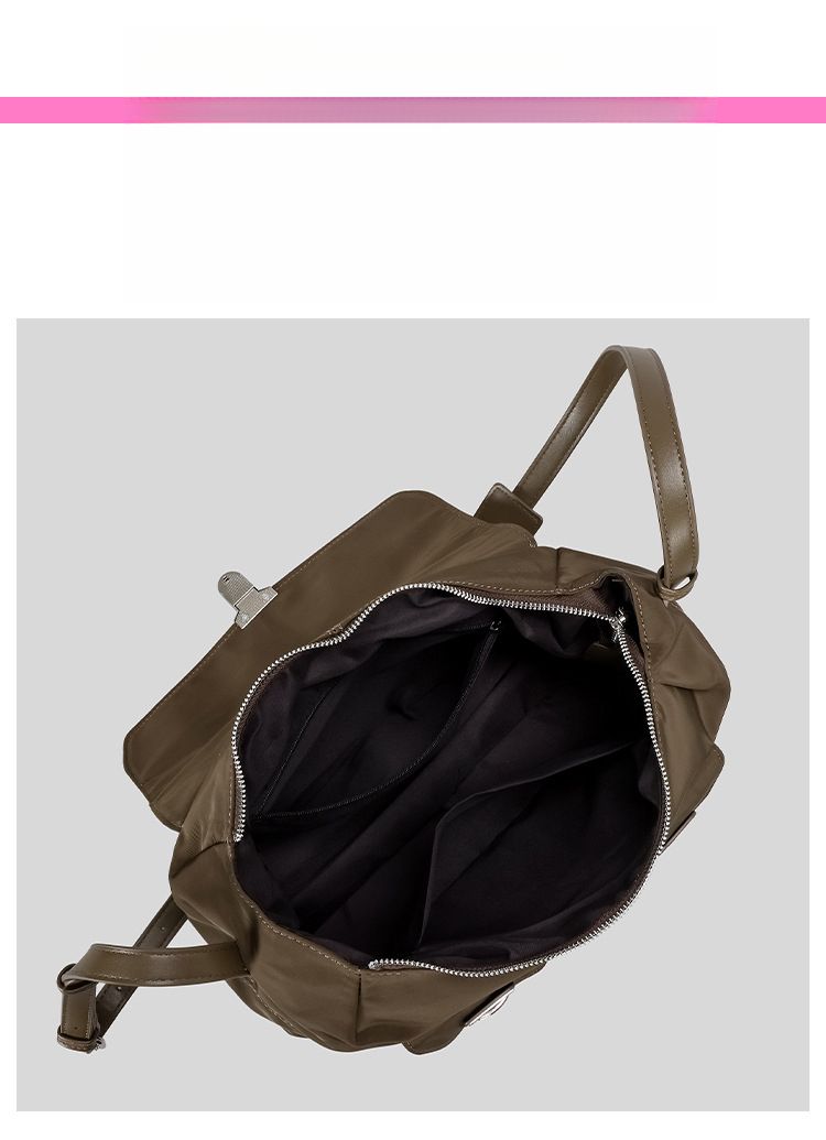 Borsa da donna monospalla in stile motociclista francese, alla moda e versatile, novità per l'autunno/inverno 2025. Leggera e unica._voghion.com