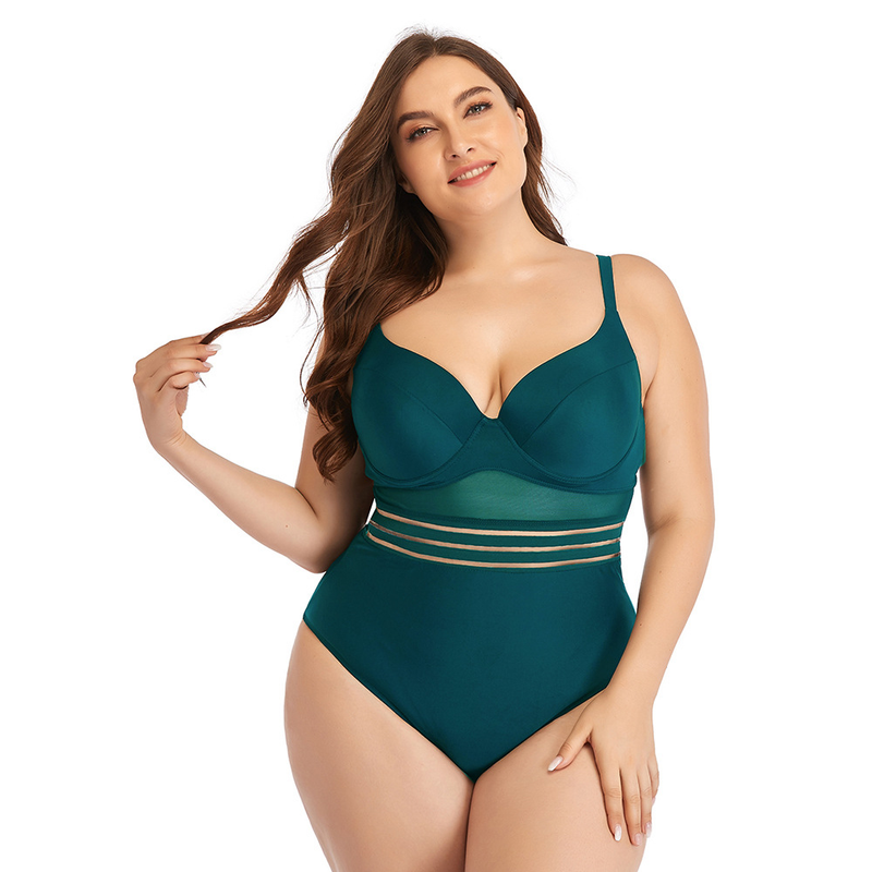 Maillot de bain une pièce sexy en maille, dos nu, amincissant, pour femmes_voghion.com