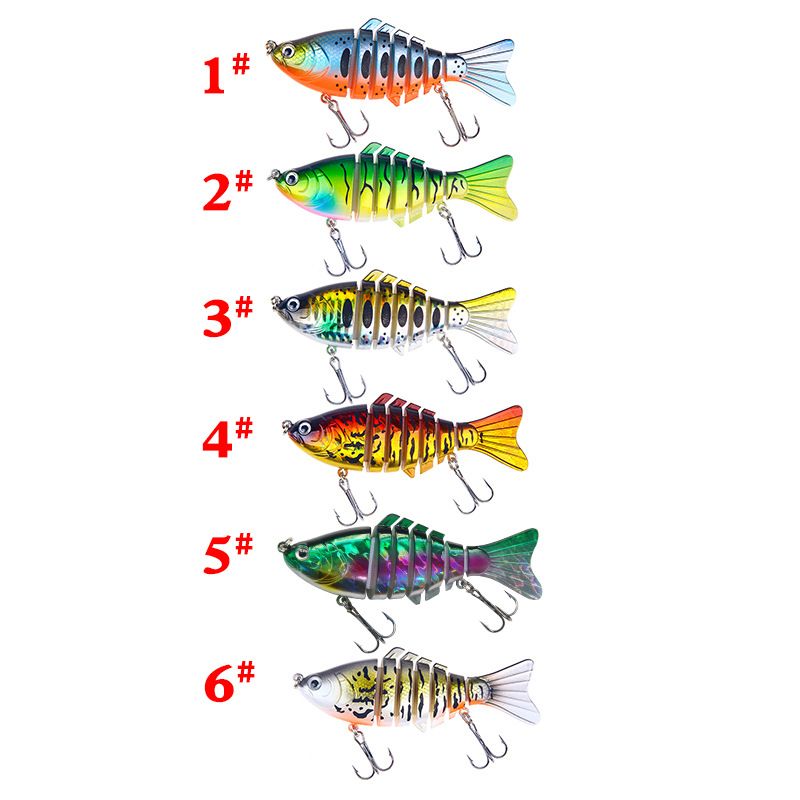 Csali Többrészes Halcsali 15,6 g/10 cm-es Szekció Kemény Csali Utánzó Csali Horgászfelszerelés_voghion.com