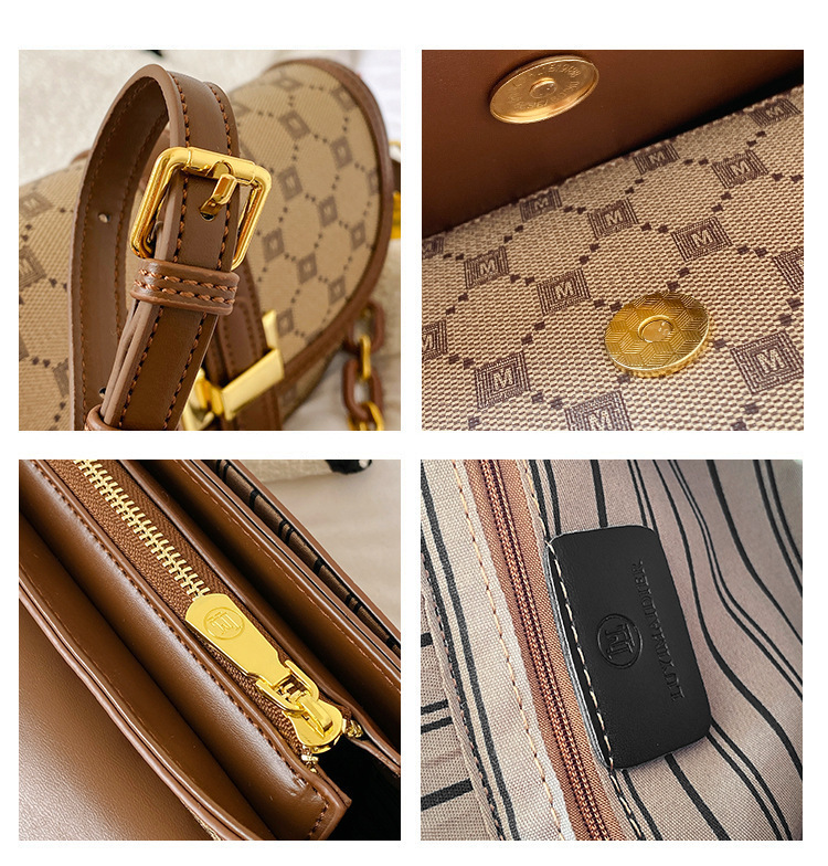 Bolso de mujer 2023 nuevo bolso de sillín bolso de hombro de marea bolso pequeño bolso cruzado de mujer_voghion.com