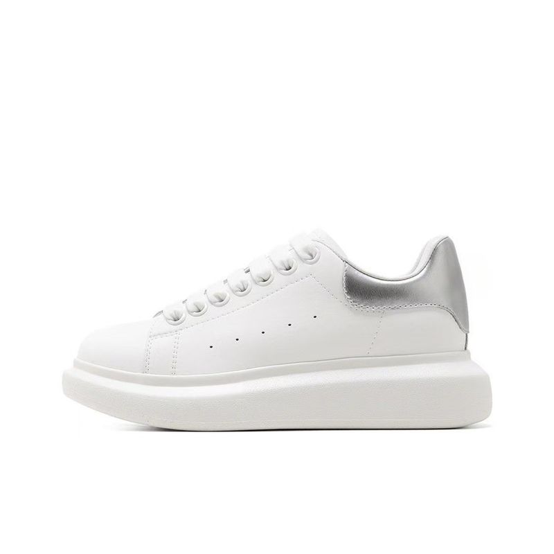 1:1 2025 Nuovo Mark Kunwo Bianco Donna Vera Pelle Suola Spessa Altezza Aumentante Versatile Casual Scarpe da Ginnastica di Coppia per_voghion.com