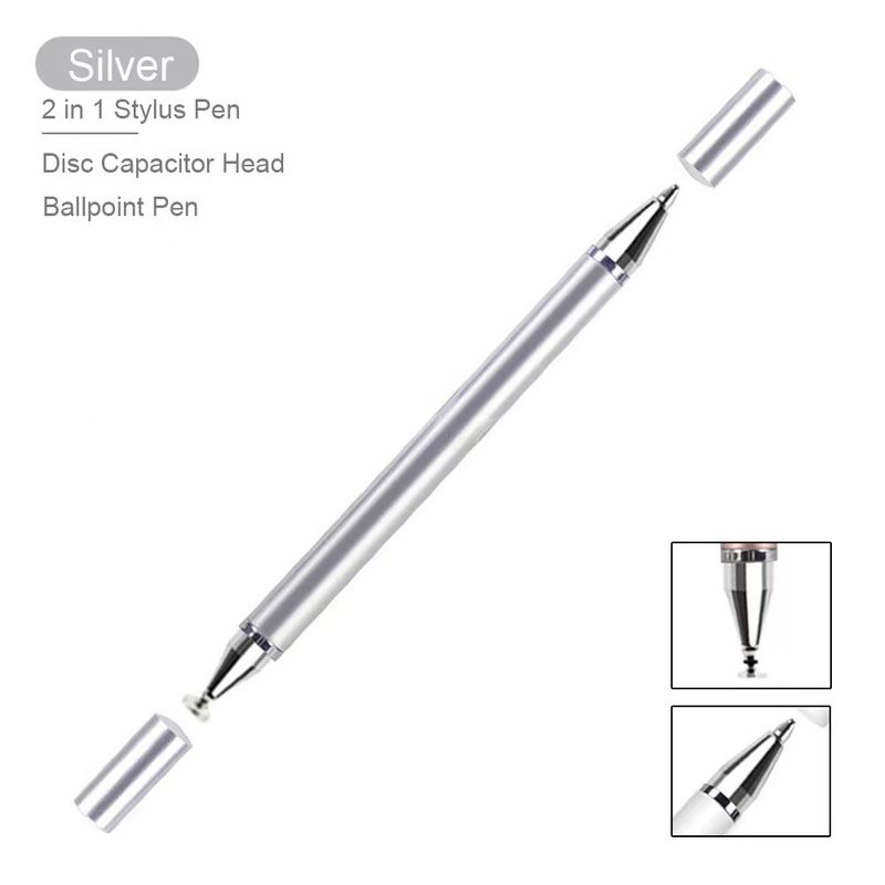 2 In 1 Universal Stylus Pen For Tablet Mobile Phone IPad Drawing Tablet Capacitive Screen Touch_voghion.com
