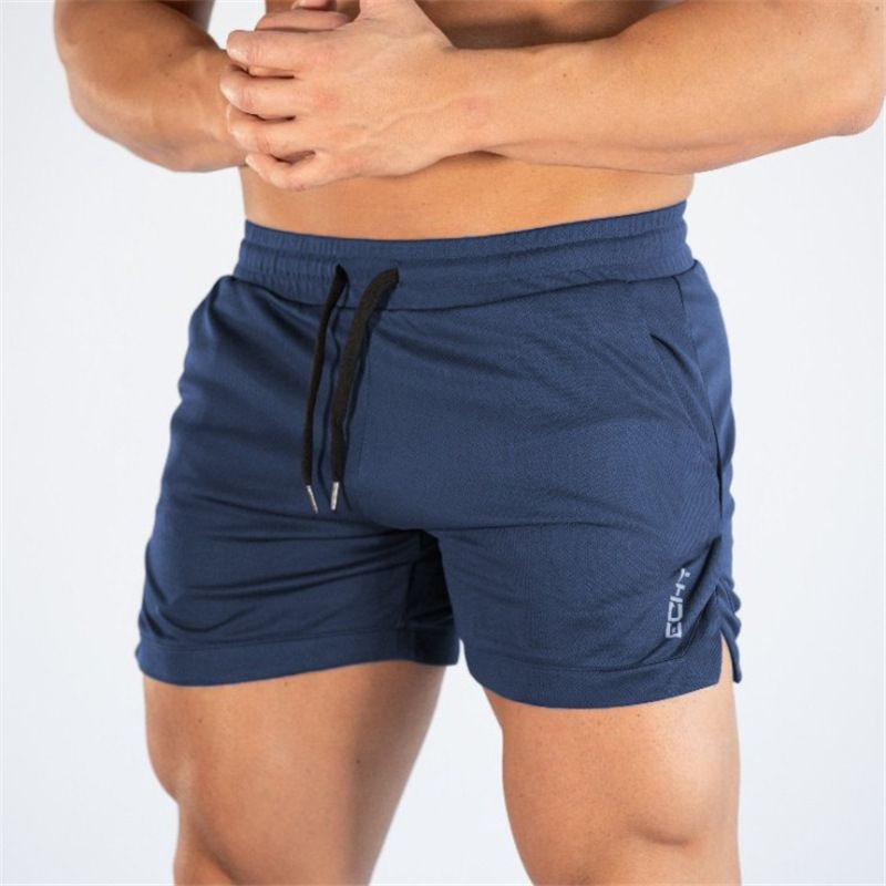 Muskuläre neue Sport-Shorts für Herren, Outdoor-Laufen, Fitness, schnelltrocknend, Strand, Dreipunkthose_voghion.com
