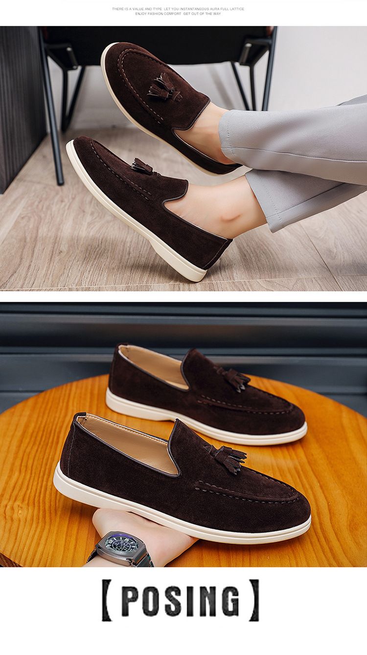 2025 New Casual Loafers For Men British Style Slip-On Moccasins Breathable Comfortable Versatile Soft Sole_voghion.com