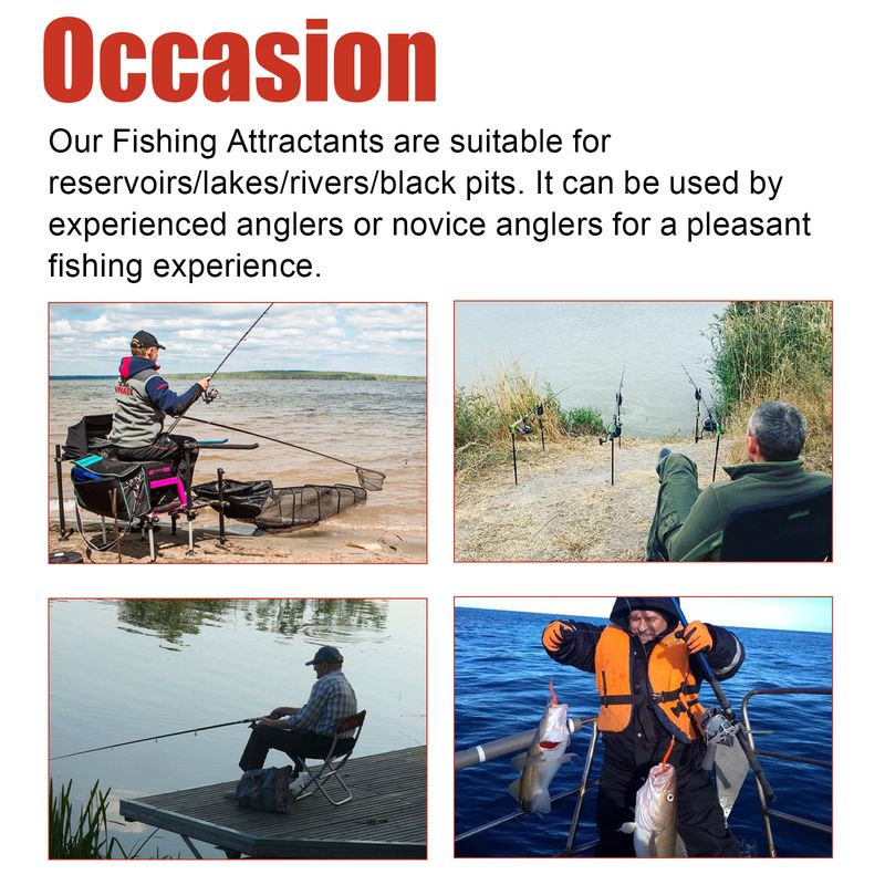 HozoneX Reservoir Sea Strong Scent Fish Attractant Bait Agent For Baiting And Fishing_voghion.com