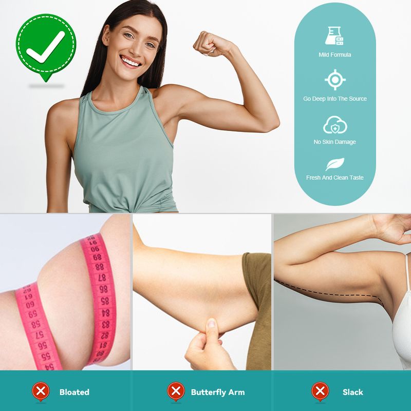 Dünnes Armpflaster, schlanker Arm, überschüssiges Fett, ade Fleisch k16201_voghion.com