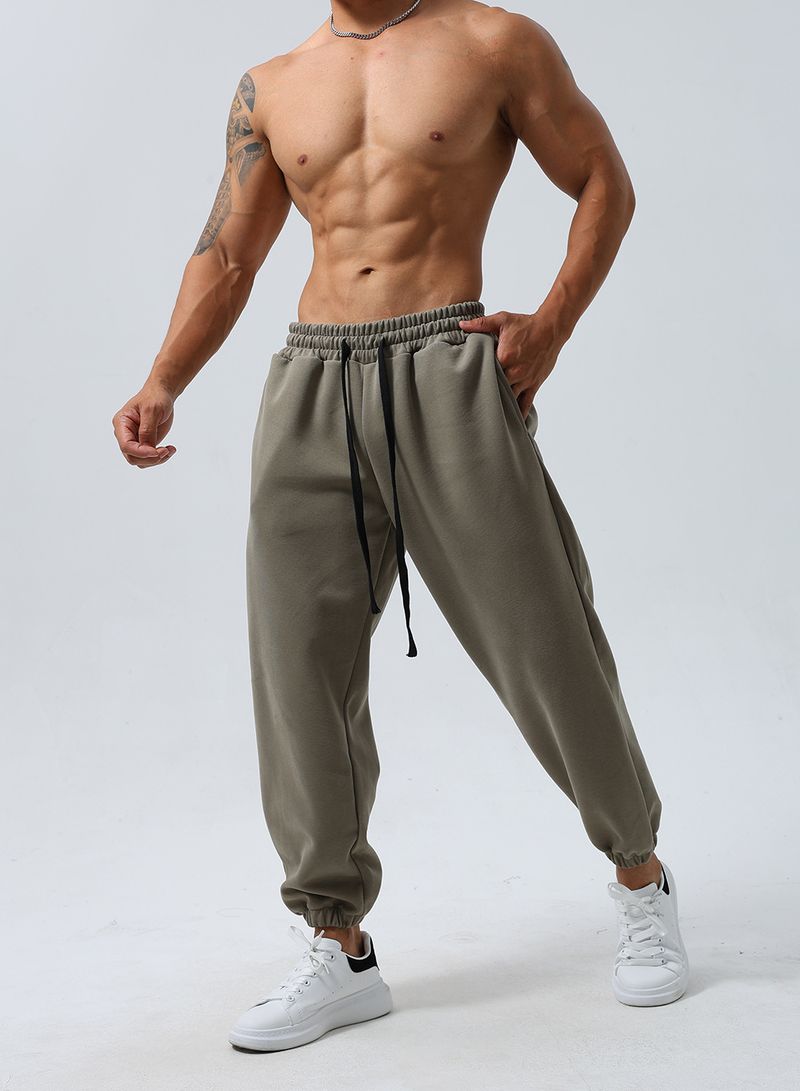Men's Athletic Jogger Pants With Drawstring Waist - Stretchy Comfortable Workout Running Training Trousers For Gym Outdoor Casual Wear_voghion.com