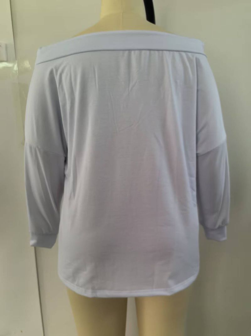 Lässiges schulterfreies Damen-Top mit Kordelzugdetail – stilvolle und bequeme Bluse mit lockerer Passform für den Alltag_voghion.com