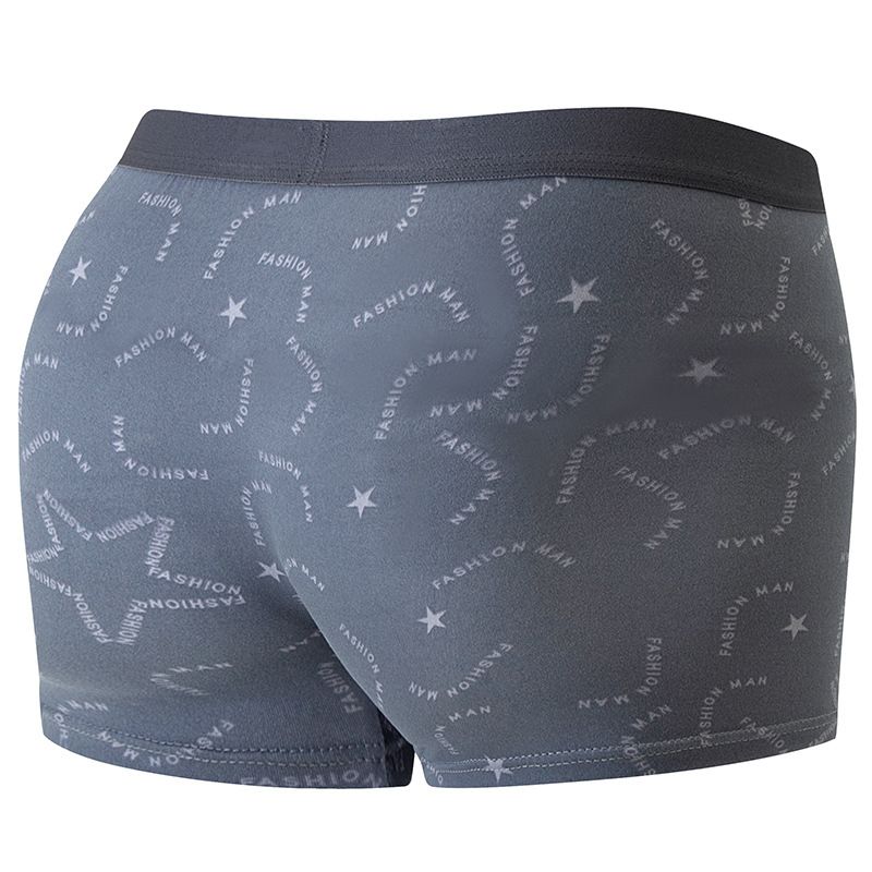 Overseas Platform Exclusive Men's 4-Pack Boxer Briefs Loose Casual Size Underwear Fashion Sexy Pants_voghion.com