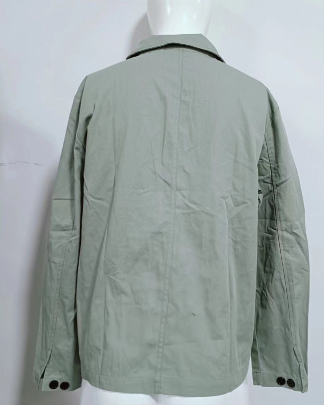 Camisa informal con cuello vuelto, chaqueta de trabajo, abrigo para hombre, cárdigan de primavera y otoño._voghion.com