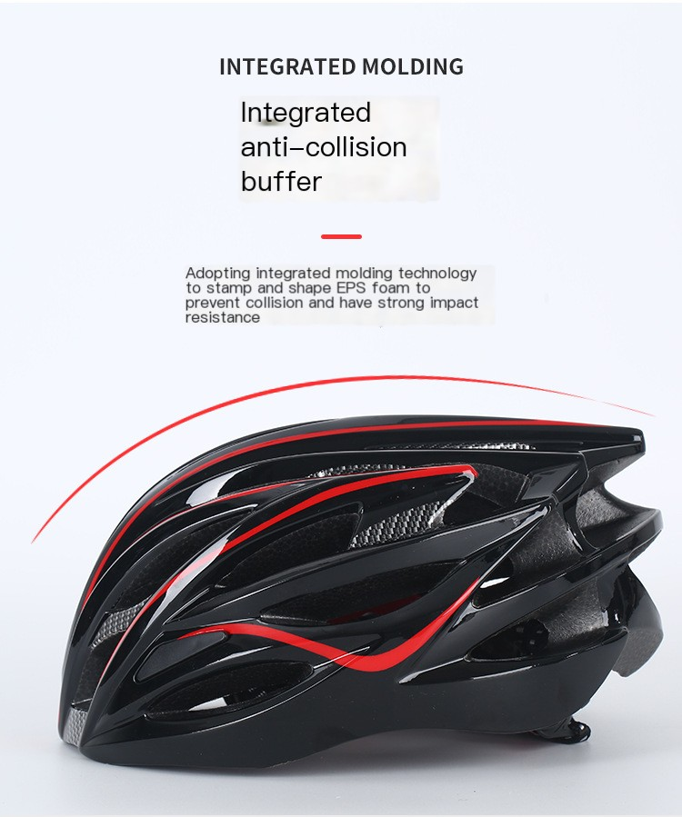 Casco da ciclismo per esterni casco da bicicletta leggero traspirante a forma integrata casco da montagna per protezione stradale_voghion.com