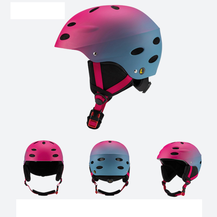 Outdoor breathable gradient ski helmet Adult warm single and double board snow helmet helmet_voghion.com