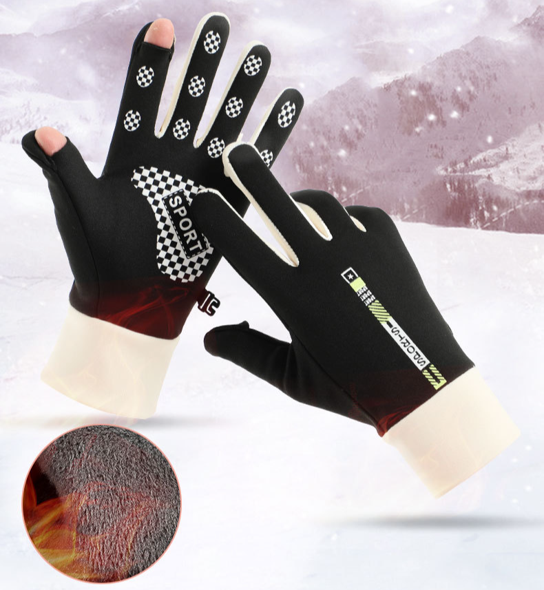 Cycling Gloves For Cold Protection And Warmth For Couples, Outdoor Driving And Cycling, Non Slip, Wear Resistant And Durable For Outdoor Use_voghion.com