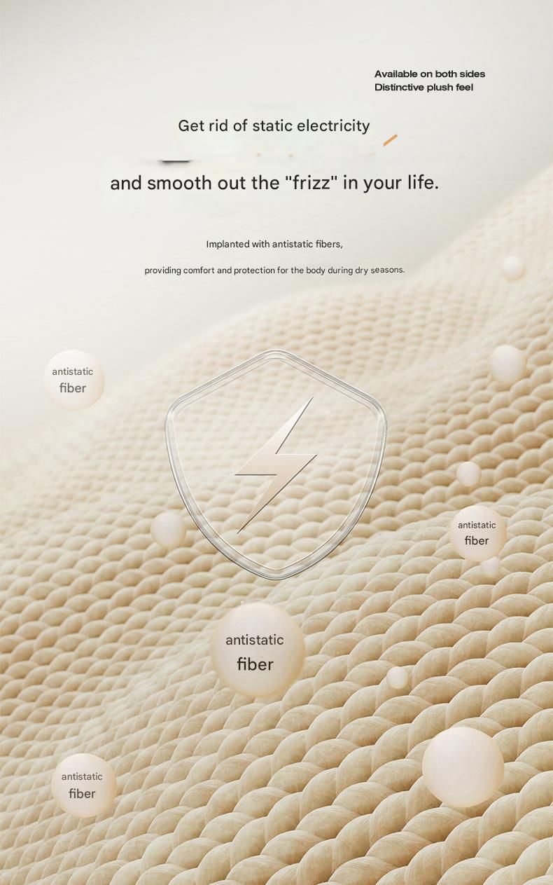 All-Season Coral Fleece Lap Blanket – Lightweight Air-Conditioning Cover For Office, Travel & Camping, Machine-Washable Gift_voghion.com