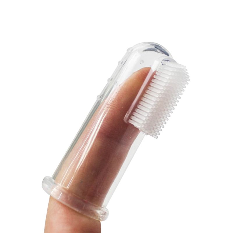 Silica Gel Finger Toothbrush For Dogs And Cats By PawParty Store_voghion.com