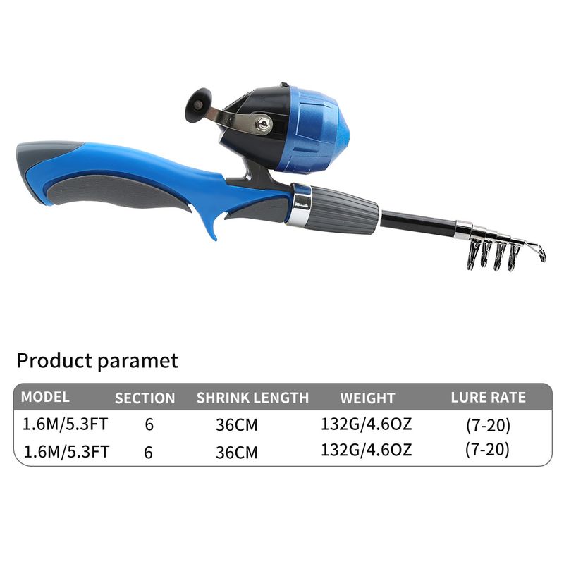 Children's Rod Beginner Pig Mouth Reel With Line Fishing Gear Set New Model_voghion.com