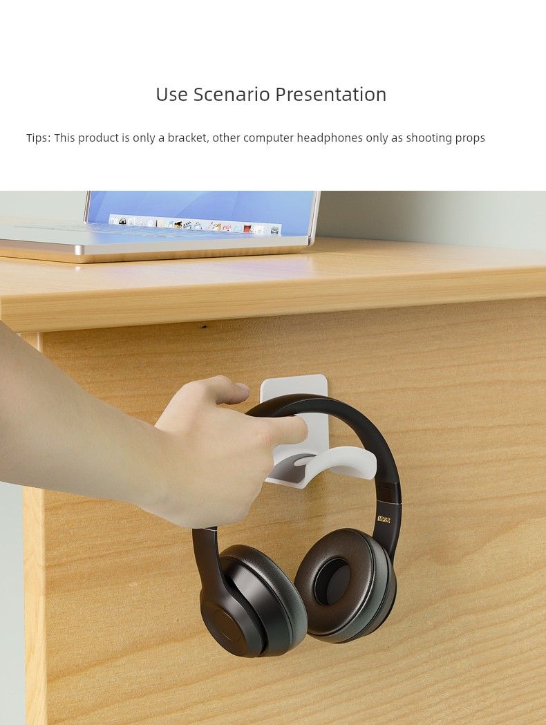 Bluetooth Computer Hook Dormitory Wire-Wrap Board Headphone Bracket_voghion.com