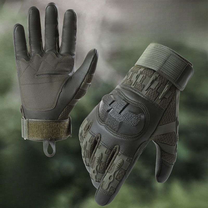 Glovs Mn Touch Scrn Anti-Slip War-Rsistant Outdoor Sports Protction Riding Cushioning Climbing Tactical_voghion.com