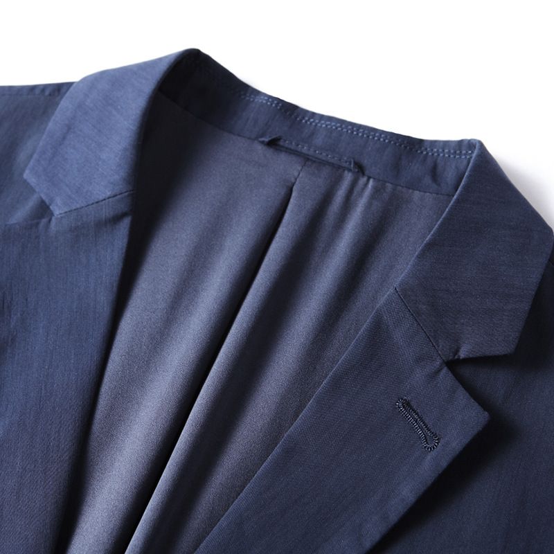 CT Homme Printemps Automne 2025 Nouveau Tissu En Lin Costume Simple D'affaires Veste Décontractée Jeunesse Sans Repassage_voghion.com