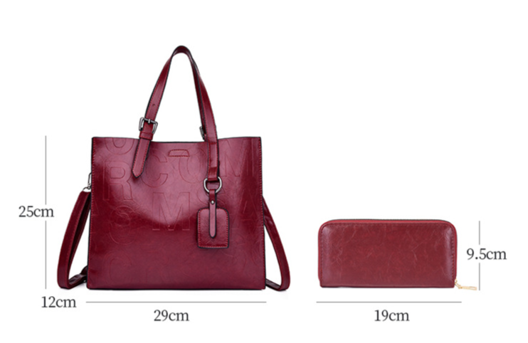 Torby damskie Modny styl Nowa torebka damska Wiosenna torebka retro Torebka dla matki i dziecka Zestaw dwuczęściowy Torebka na ramię Torba listonoszka_voghion.com