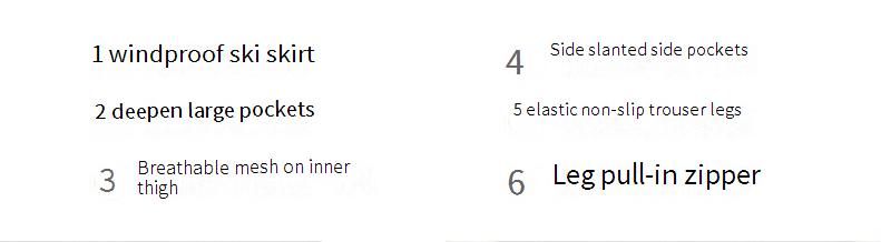 ProFlex Ski Pants – Waterproof & Windproof Snowboarding Trousers With Thermal Insulation For Men & Women_voghion.com