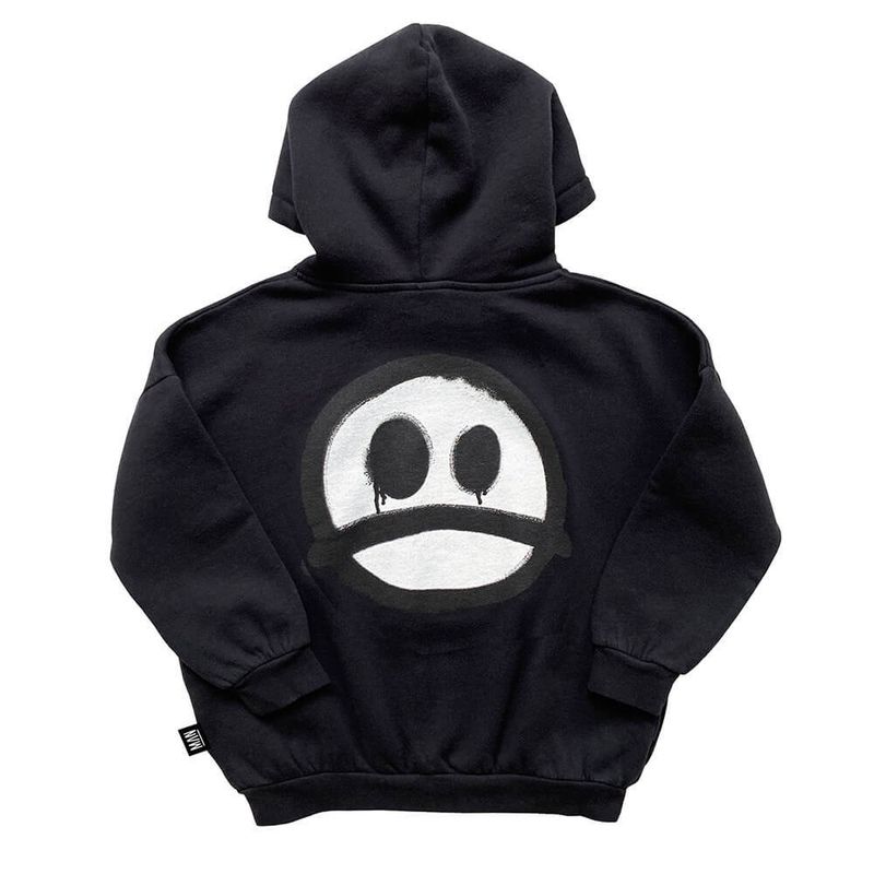 Eye Print Hoodie – Playful Embroidered Smile Kids' Sweatshirt (Unisex, 3-8Y, 100-140cm, Cozy Cotton)_voghion.com