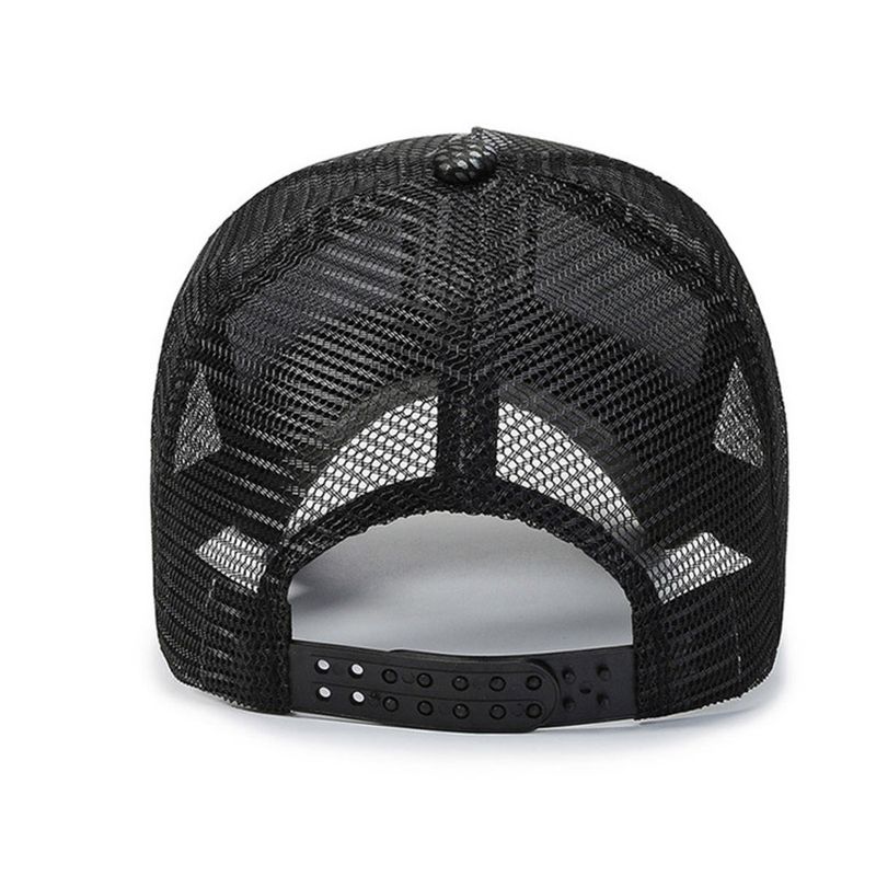 Été Nouveau Filet Hommes Baseball Édition Coréenne Pare-Soleil Lettre Soleil Sports De Plein Air Canard Langue Chapeau_voghion.com