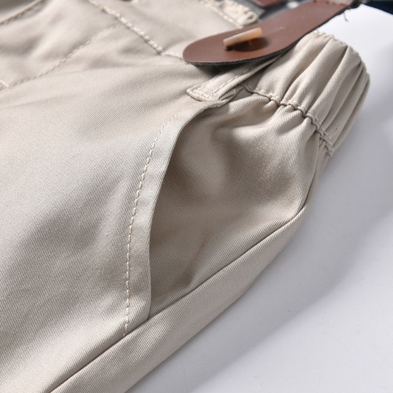 Kinderkleidung Kinderkleidung Anzug Jungen Kurzarm gestreiftes Hemd Baumwolloverall Performance-Kleidung Gentleman ein Jahr altes Kleid_voghion.com