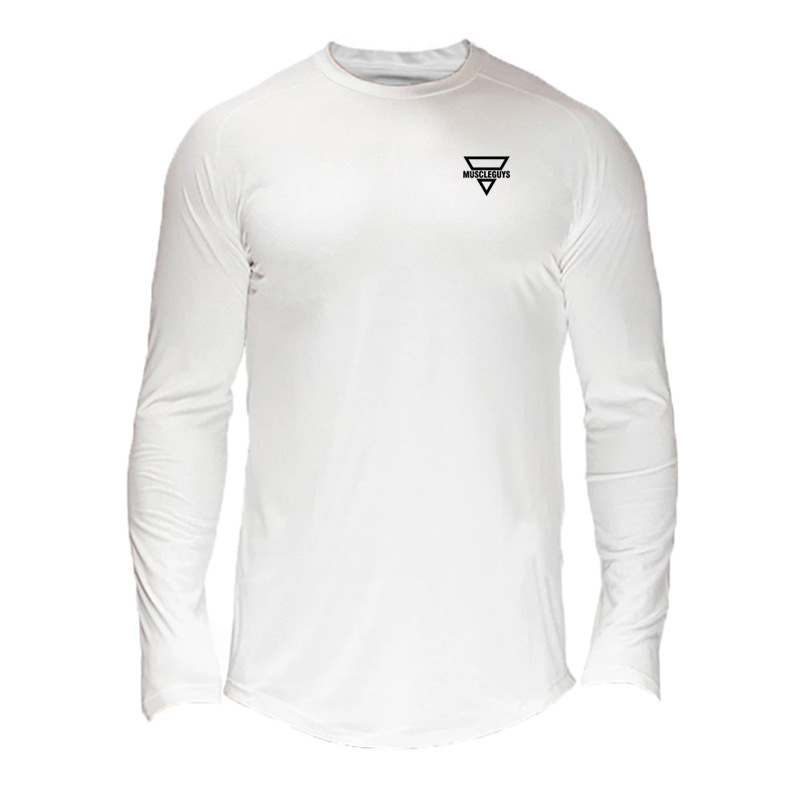 Fitne Long leeved Mucle Men' Tight Fit Brother T-hirt Quick drying Meh Sport Top Compreion Training GYM_voghion.com