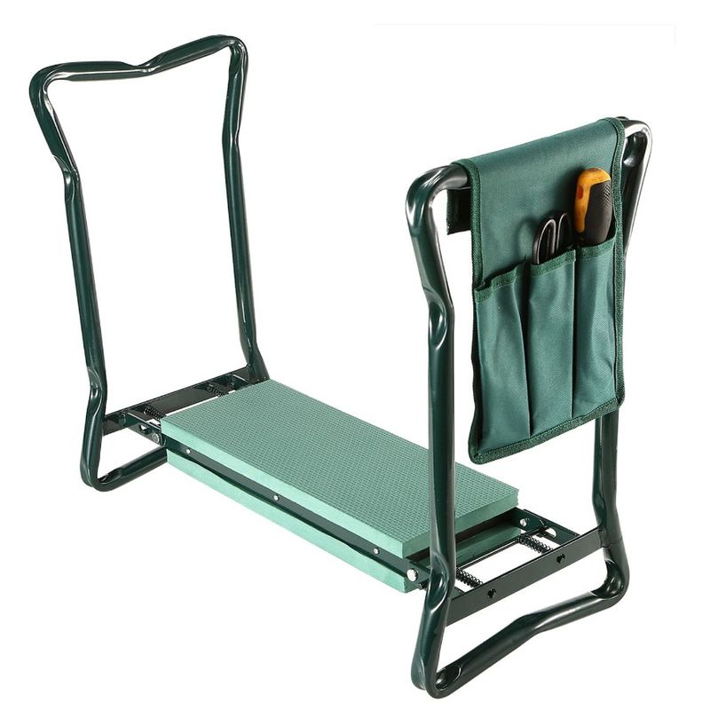 Pouch Gardener Pad Portable Cushion Kneeling Garden Kneeler With Tools Foldable Soft Seat_voghion.com