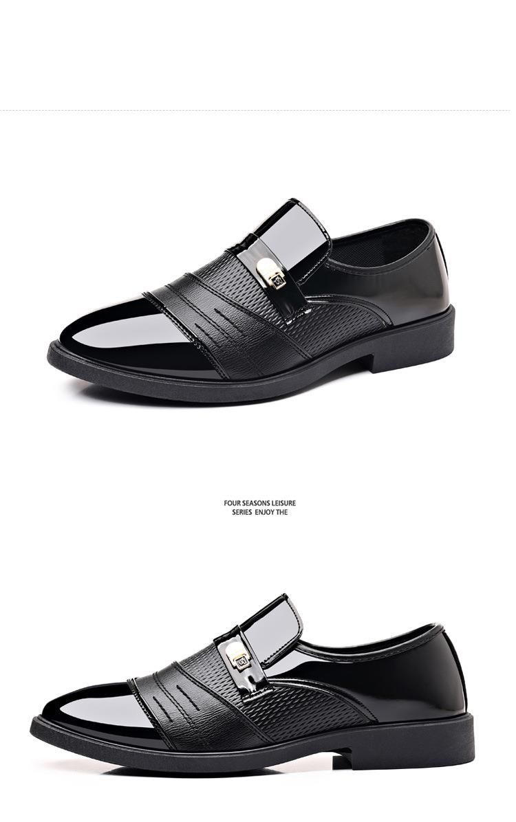 2025 Neue Herrenschuhe aus glänzendem Leder für den Freizeit- und Geschäftsbereich, große Größe, vielseitige Spiegelschuhe_voghion.com