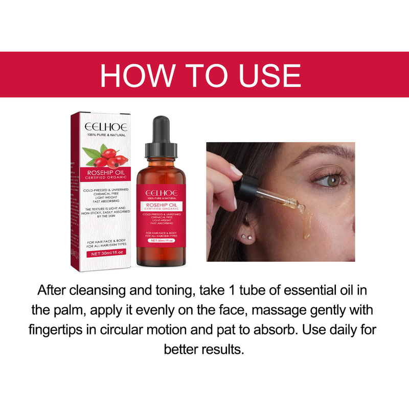 Fruit Beautiful Rose Facial Essential Oil Moisturizing, Moisturizing, Skincare, Softening, Hair Massage Essential Oil_voghion.com