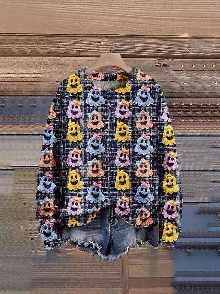 Halloween-Kapuzenpullover für Damen mit 3D-Druck – weiche Polyestermischung, trendige Streetwear, bequeme Passform, S-5XL, mehrere Farben_voghion.com