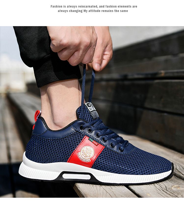 Größer machende Schuhe für Männer Sommerliche, größer machende Schuhe für Männer 8 cm große, lässige Sportschuhe Atmungsaktive Mesh-Schuhe für Männer 6 cm große, niedrige Absätze_voghion.com