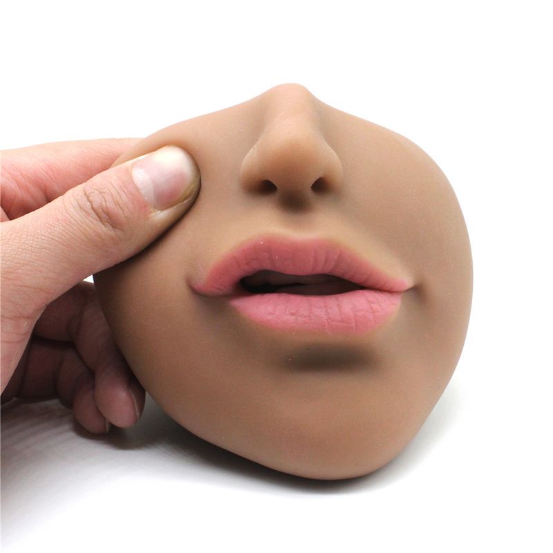 New 3D Mouth Blowjob Male Masturbator Real Deep Throat Oral Cup With Tongue Tooth Artificial Pocket SM Adult Sex Toy_voghion.com