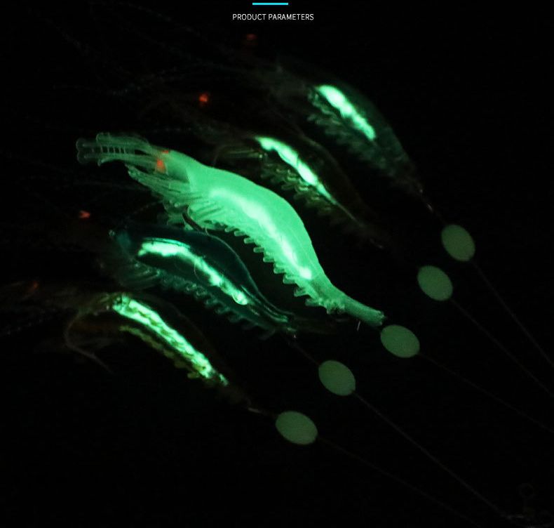 Guojie Gear High Simulation Soft With Hook Bait Fishing Shrimp Lure_voghion.com