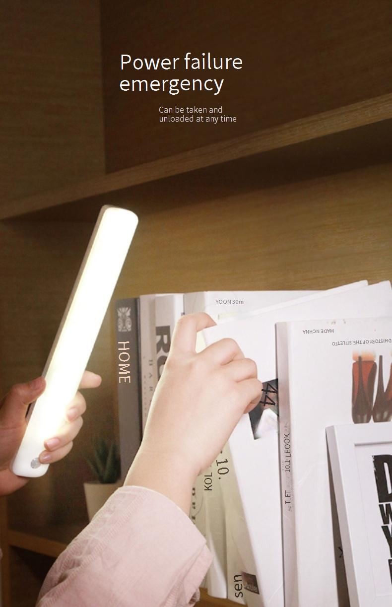 Motion Sensor LED Light - Magnetic Rechargeable Night Light For Cabinet/Closet/Hallway (Auto On/Off 3 Color Modes 180° Adjustable)_voghion.com