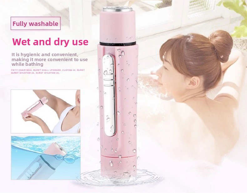 Elektrischer 4-in-1-Bikinihaarschneider für Damen – Multifunktionales Haarentfernungsset mit Präzisionsaufsätzen_voghion.com