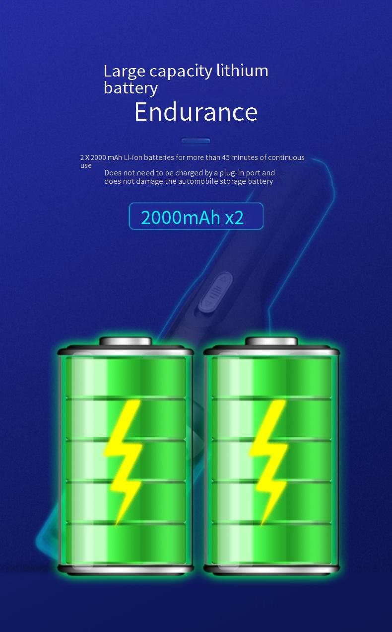 JM-6615 Cordless Car Vacuum Cleaner - Powerful 10000Pa Suction, USB/Regional Charging, Lightweight For Auto & Home Use (Wet/Dry)_voghion.com