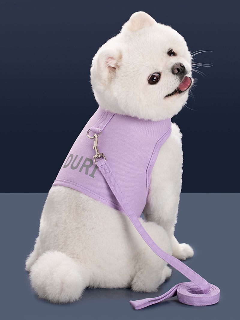 1 Piece Of Pet Leash Set For Dogs - Escape-Proof Harness For Dogs & Cats, All-Season, Breathable, Suitable For Wholesale_voghion.com