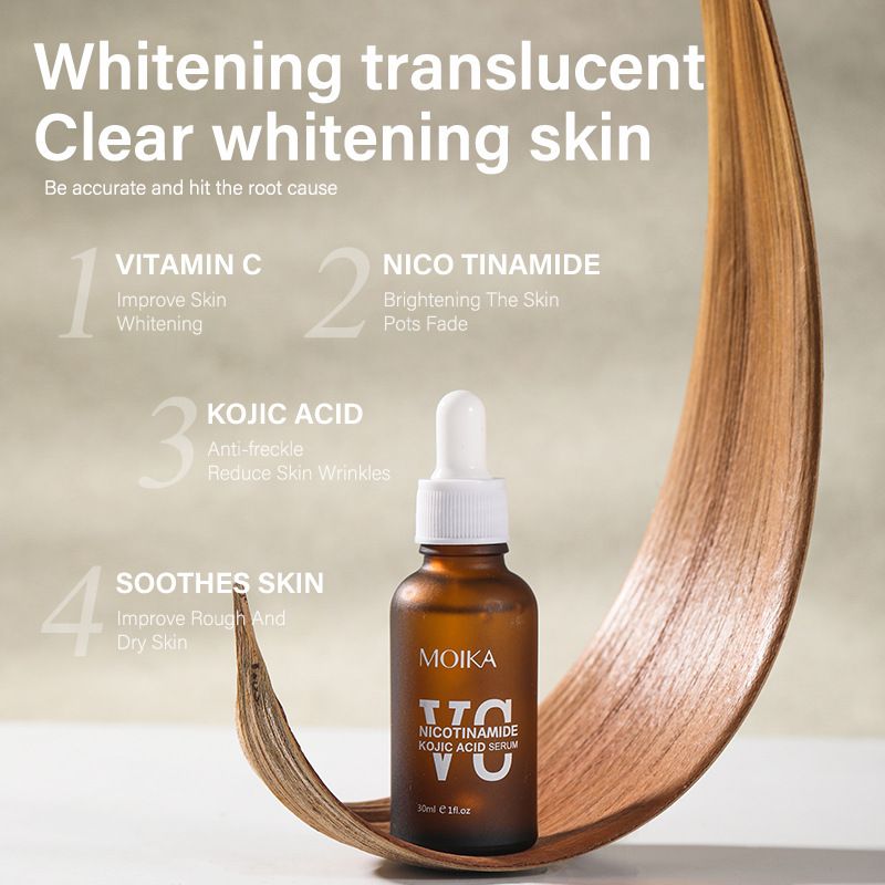 Vitamin C Kojic Acid Nicotinamide Essence Pure English Packaging Facial VC Original Solution_voghion.com