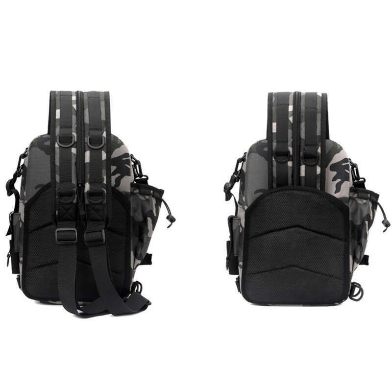 New Single And Double Shoulder Multi Functional Waist Sports Outdoor Large Capacity Luya Rod Fishing Gear Bag_voghion.com
