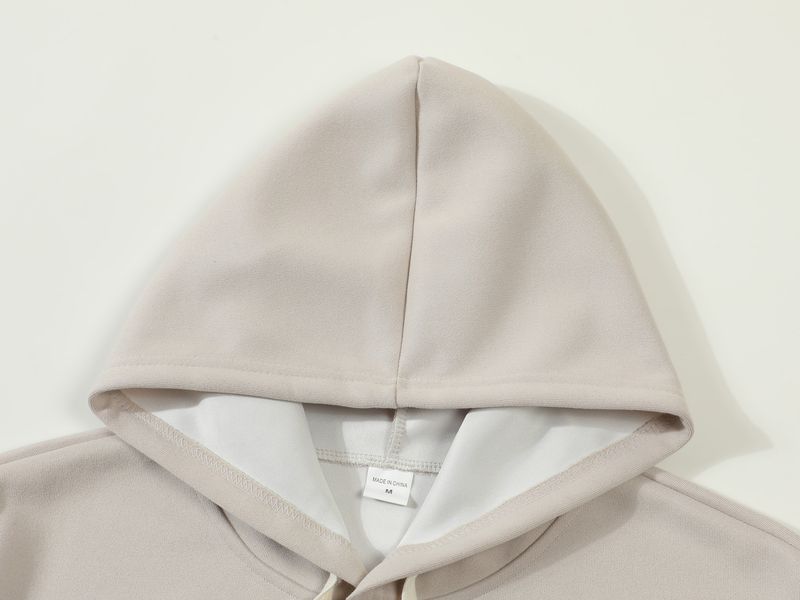 Felpa con cappuccio casual da uomo - Felpa con cappuccio con bottoni e personalizzazione del logo, in poliestere leggero simile al cotone per streetwear e abbigliamento quotidiano_voghion.com