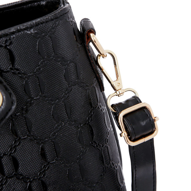 4 pezzi/set set di borse da donna elegante borsa a tracolla in pelle PU moda borse da donna con pochette a tracolla in tinta unita selvaggia_voghion.com