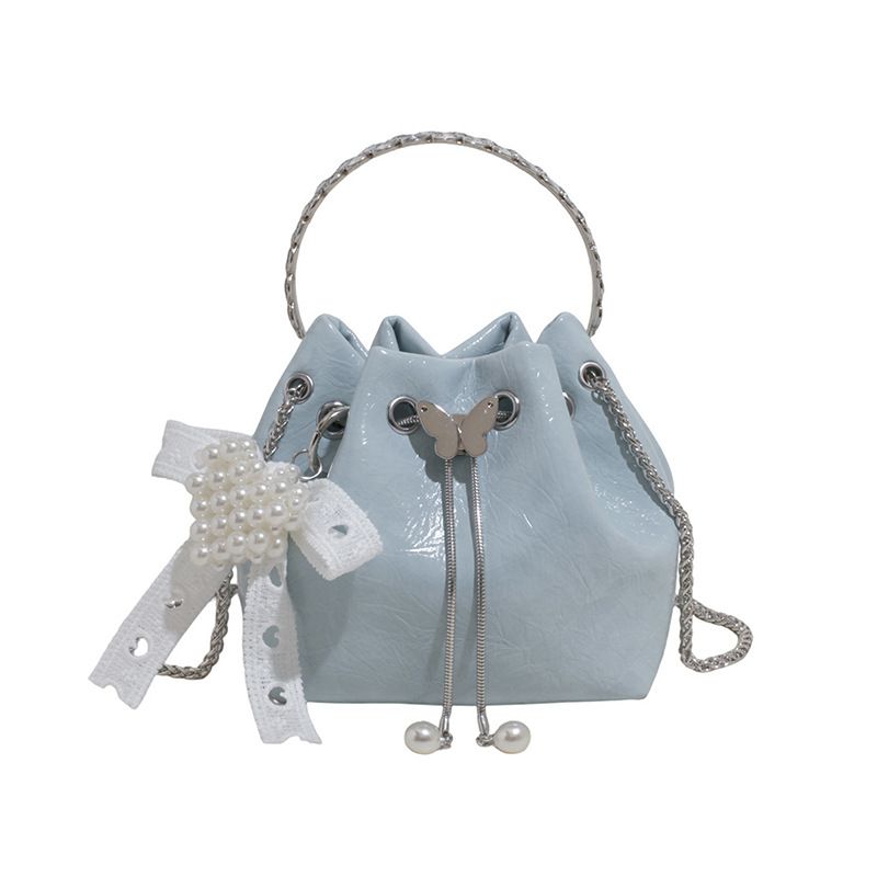 Niche Designer For Women 2025 New Summer Fashion Handbag Bucket Versatile Commuter Chain Crossbody Bag_voghion.com