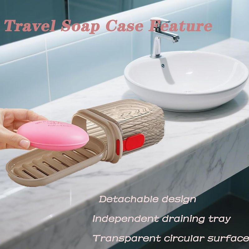 RYYD 4-Pack Travel Kit - Leakproof|Soap Container & Holder_voghion.com